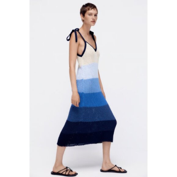 Zara | Limited Edition Crochet Knit Dress - Picture 2 of 5